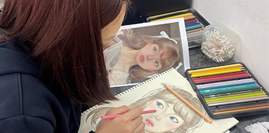 올댓뷰티아카데미 입체감 뿜뿜 넘치는 뷰티일러스트 수업 현장~!!