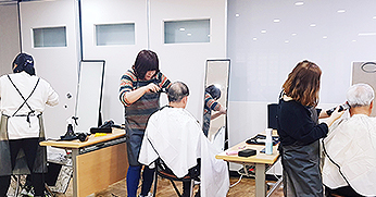 올댓뷰티아카데미 주례주민센터 헤어 봉사활동